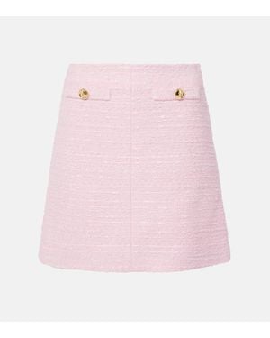 Giambattista Valli Minirock Aus Tweed - Pink