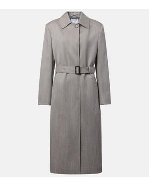 Stella McCartney Mantel Aus Einem Wollgemisch - Grau