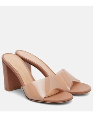Gianvito Rossi 85 Mules - Natural