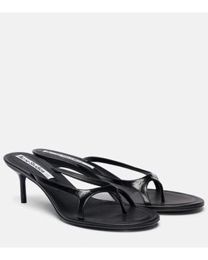 Acne Studios Sandalen Beverly Aus Lackleder - Schwarz