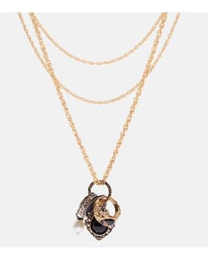 Chloé Halskette Antique - Weiß