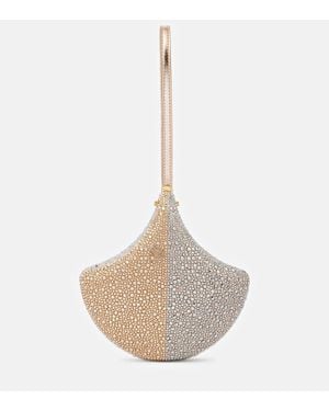 BVLGARI Clutch Diva's Dream Ginkgo Mit Kristallen - Weiß