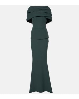 Safiyaa Robe Aus Crepe - Grün