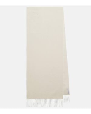 Gabriela Hearst Blaine Silk And Cashmere Scarf - White