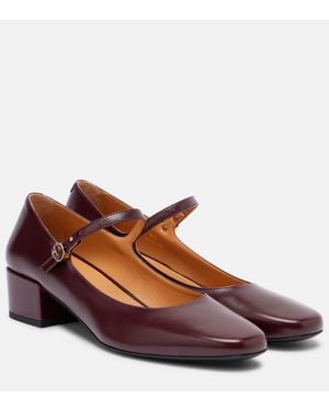 Tod's Mary-Jane-Pumps Aus Leder - Braun