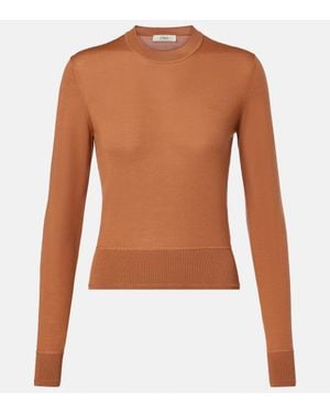 Chloé Jersey De Lana - Marrón