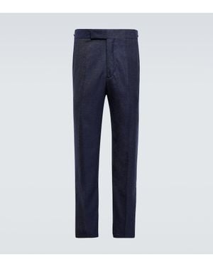 Gabriela Hearst Pantalones Sebastian De Cachemir - Azul