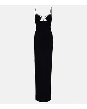 Nensi Dojaka Cutout Gown - Black
