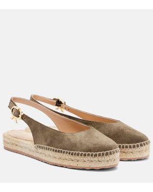 Gianvito Rossi Espadrilles Paz En Daim - Neutre
