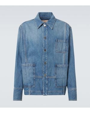 Plan C Jeansjacke - Blau