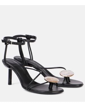Christopher Esber Verzierte Sandalen Doma 70 Aus Leder - Schwarz