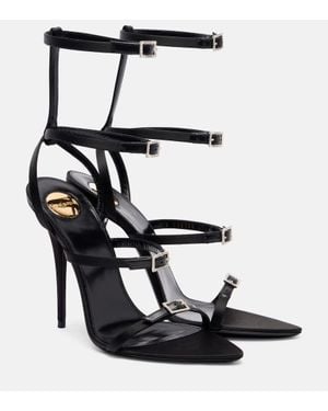 Saint Laurent Sandalen Nuit 110 - Schwarz