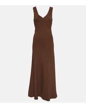 Asceno Slipdress Bordeaux - Braun