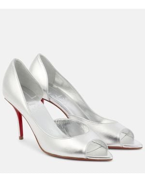 Christian Louboutin Pumps Open Apostropha 80 - Bianco