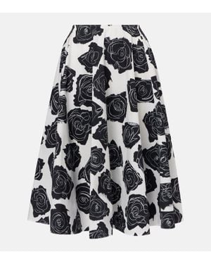 Marni Cotton Midi Skirt - Black