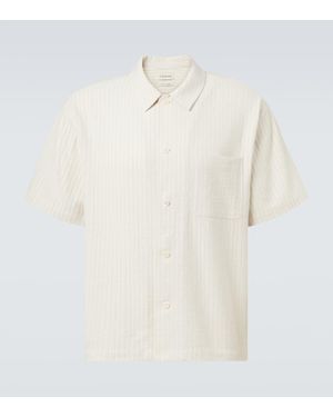 FRAME Camicia Bowling A Righe - Bianco