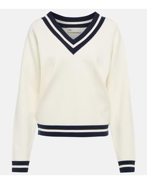 Tory Sport Pull En Laine - Blanc