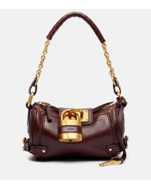 Chloé Schultertasche Paddington Small Aus Leder - Braun