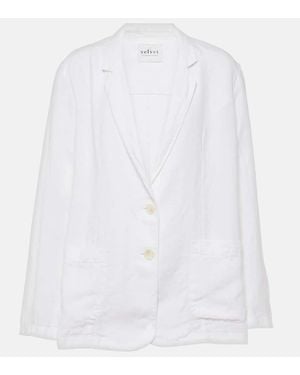 Velvet Lenny Linen Blazer - White