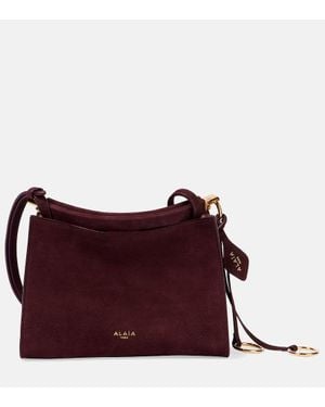 Alaïa Le Click Small Leather Shoulder Bag - Purple