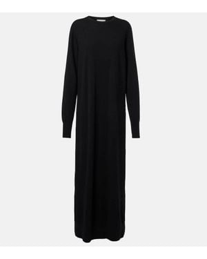 The Row Loter Cashmere Maxi Dress - Black