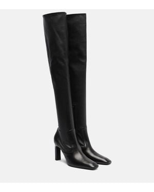 TOTEME Overknee-Stiefel Aus Leder - Schwarz