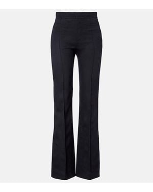Chloé Schlaghose Aus Gabardine - Blau