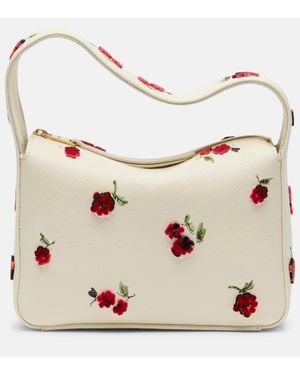 KHAITE Sac Elena Small En Cuir - Blanc