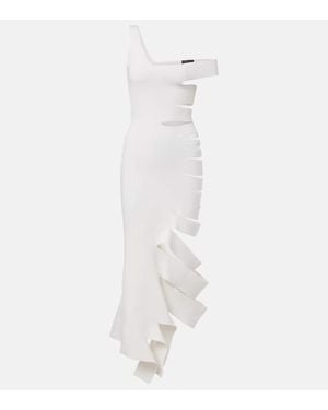 Mugler Midikleid - Weiß