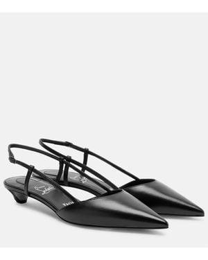 Christian Louboutin Slingback-Pumps Miss Z Slingina 25 Aus Leder - Schwarz