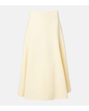Jacquemus Triangle Midi Skirt - Natural