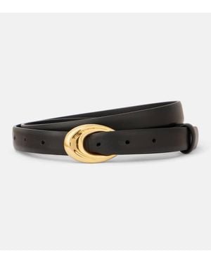 KHAITE Cinturon Olivia De Piel - Negro