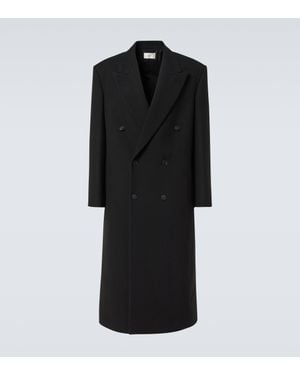 The Row Haris Double-Breasted Wool Coat - Black