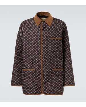 Valentino Wattierte Jacke - Braun