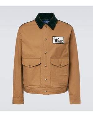 Junya Watanabe X Filson Jacke Aus Baumwolle Und Wolle - Braun