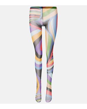 Emilio Pucci Collant Iride - Blu