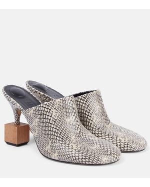 Jacquemus Mules Bisou 90 - Bianco