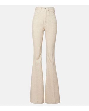 Rick Owens Jeans Bolan Aus Baumwolle Und Leinen - Natur
