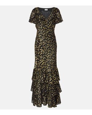 RIXO London Verziertes Maxikleid Amelle - Grün