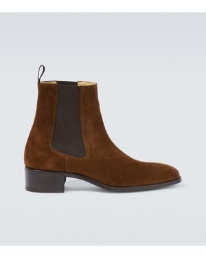 Tom Ford Suede Ankle Boots - Brown
