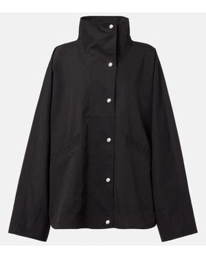 TOTEME Cotton-Blend Jacket - Black