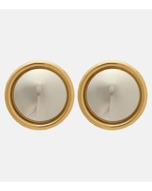 Jacquemus Orecchini Rond - Marrone