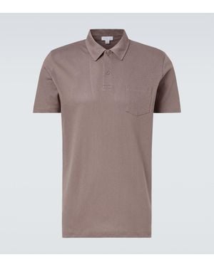 Sunspel Polo Riviera - Marrone