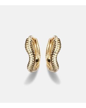 STONE AND STRAND Ohrringe Freddie Aus 14Kt Gelbgold - Mettallic