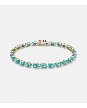 Sydney Evan Eternity 14Kt Bracelet With And Diamonds - Blue