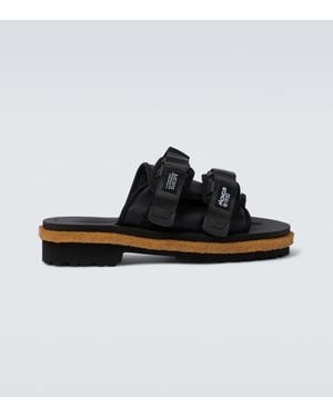Moncler Genius Moto mountain sandali - Nero
