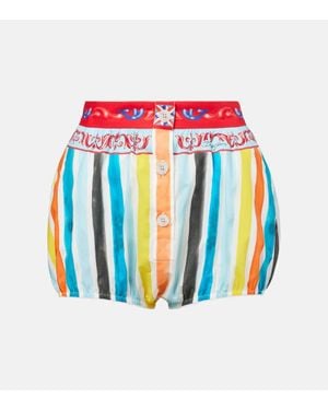 Dolce & Gabbana Cotton Shorts - Blue