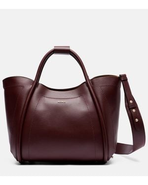 Max Mara Tote Bag Marin Medium Aus Leder - Lila