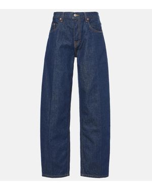 RE/DONE Wide Taper Wide-Leg Jeans - Blue