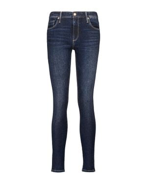 AG Jeans Jeans Skinny Farrah A Vita Alta - Blu